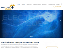 Tablet Screenshot of electricplus.com